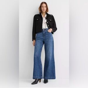 LOFT Palazzo Jeans 32/14